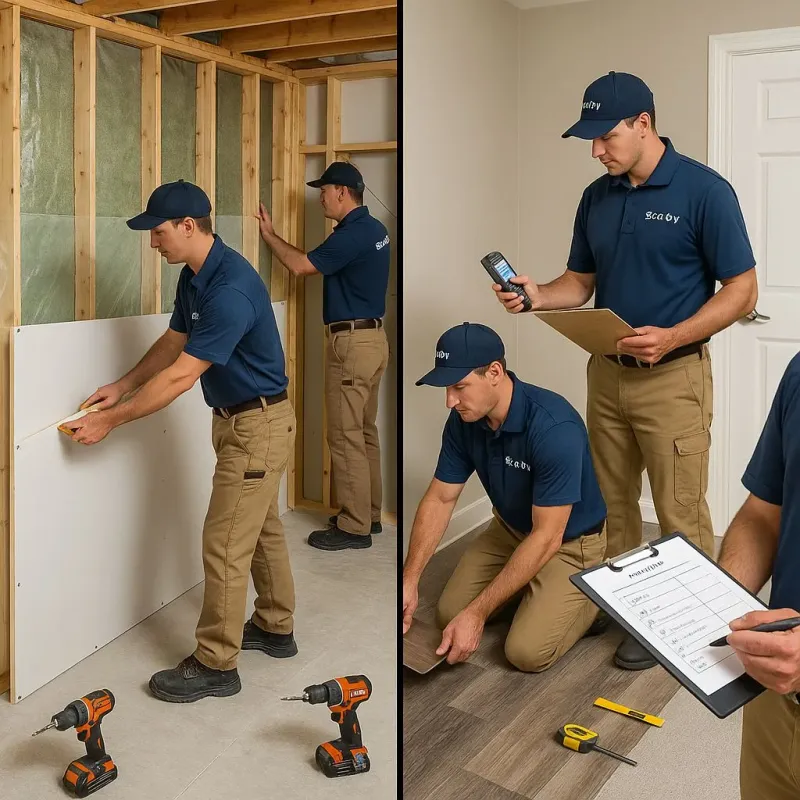 Repairs and Reconstruction process in Carrollton, VA